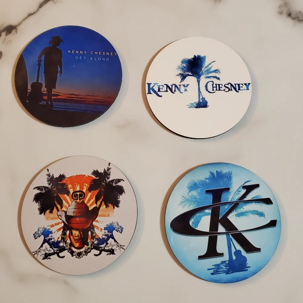 Kenny Chesney Album Cover Coasters